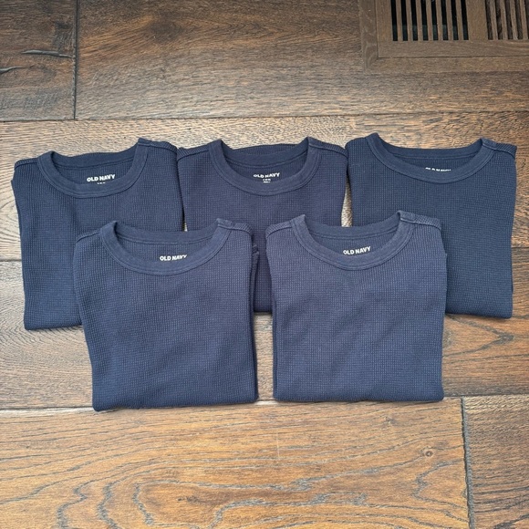 Old Navy Classic Navy Long Sleeve Thermal Tee - Picture 4 of 5
